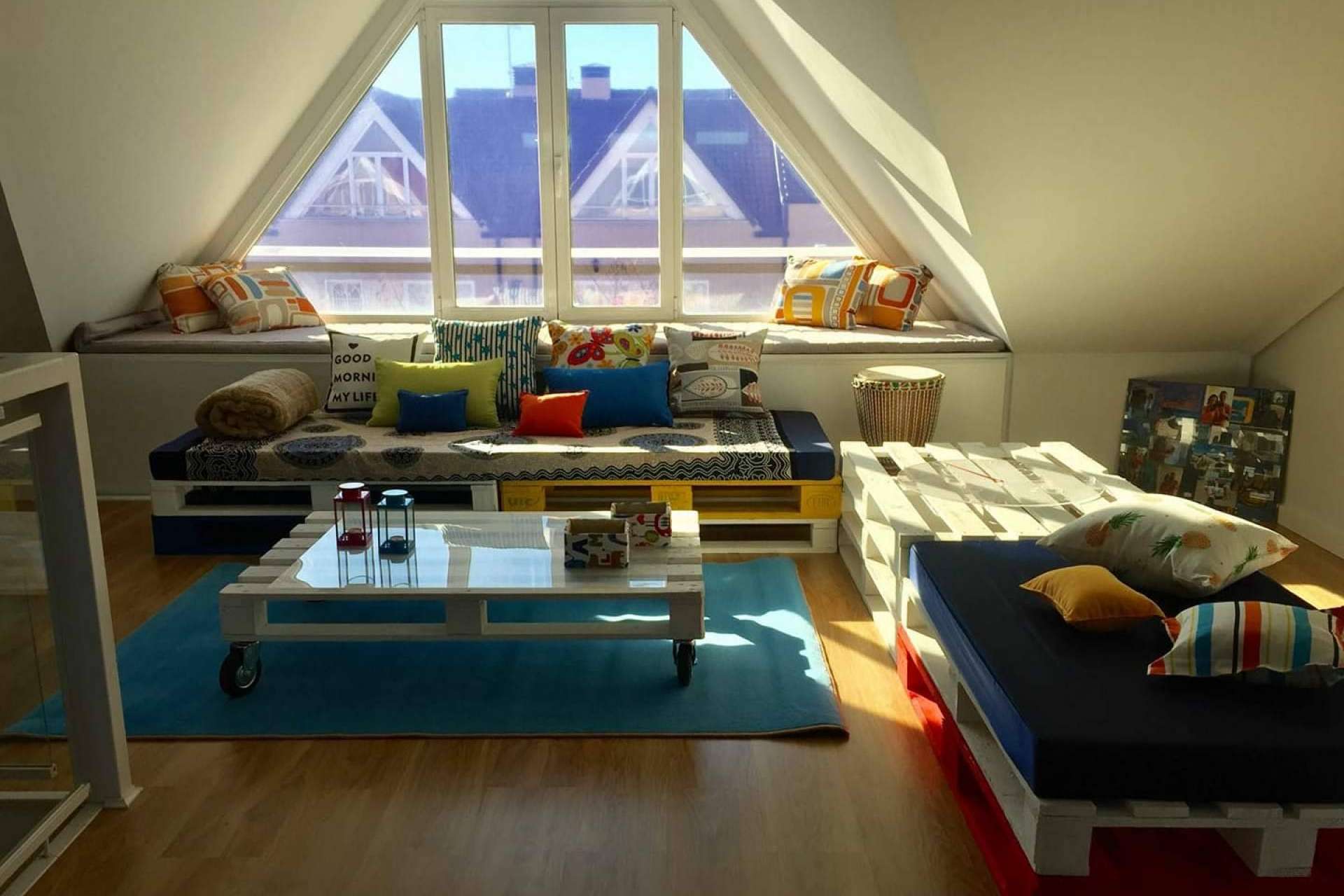 La nueva tendencia sostenible y económica: palets decorativos