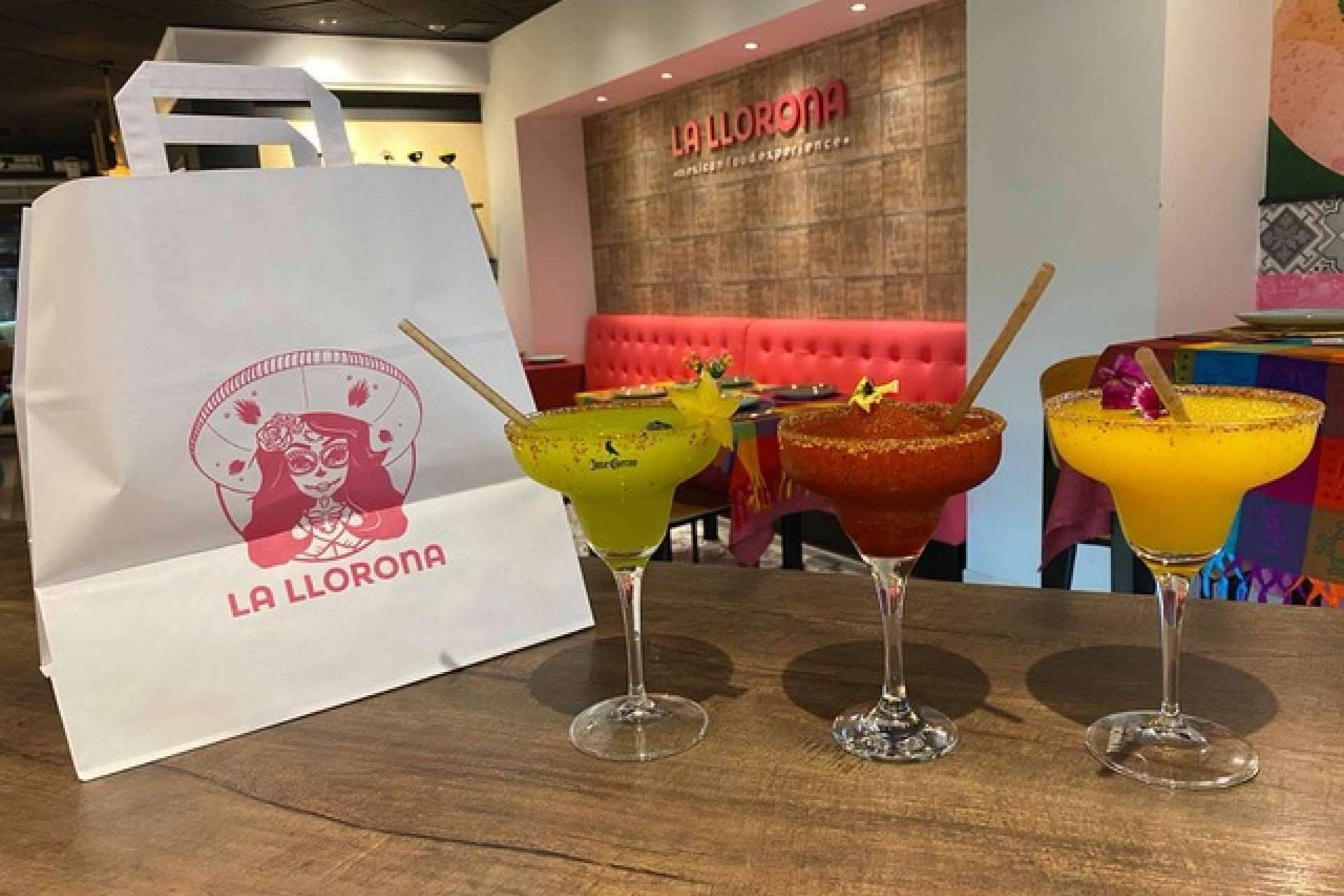 El popular cóctel Margarita del restaurante mexicano La Llorona