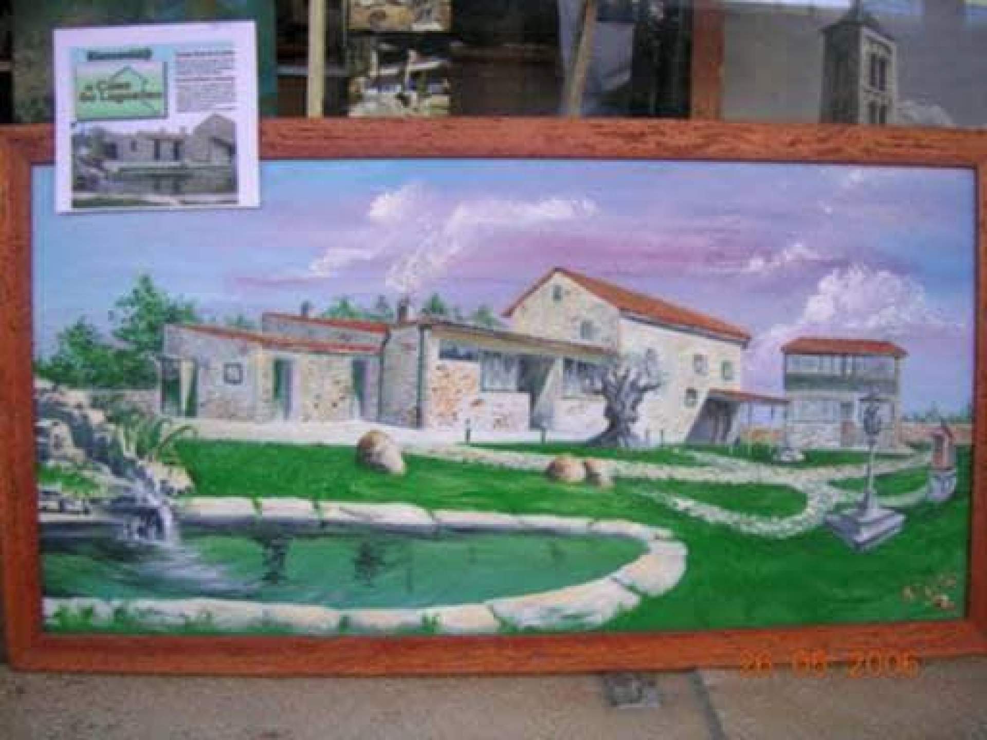 Miguel Estaña es un artista que vende sus obras y ofrece un taller en braille en su página web El Pintor de Internet
