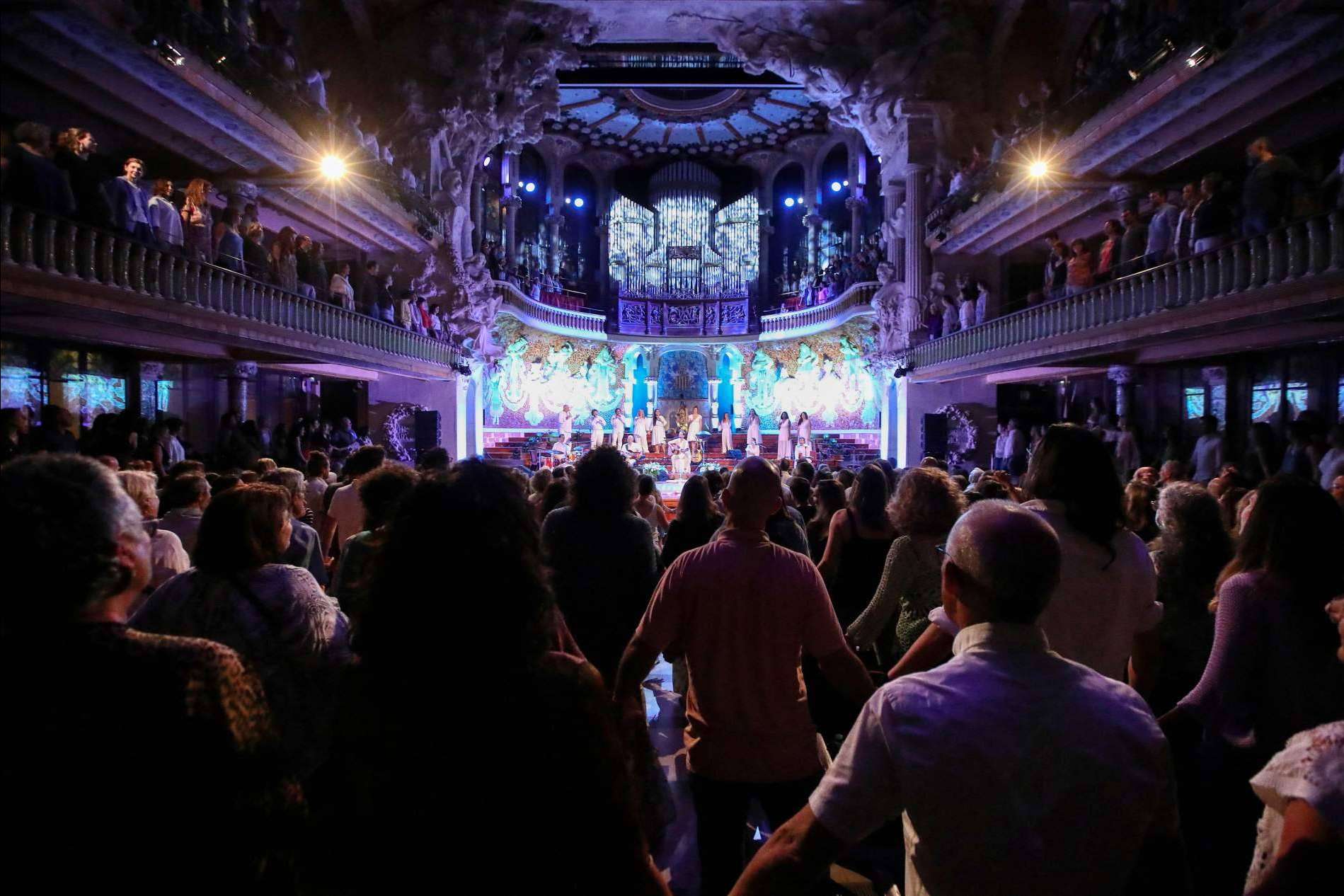 El concierto en el Palau de la Música de Barcelona de Ravi Ram, bajo la propuesta de 'Sounds for the Soul', Joy