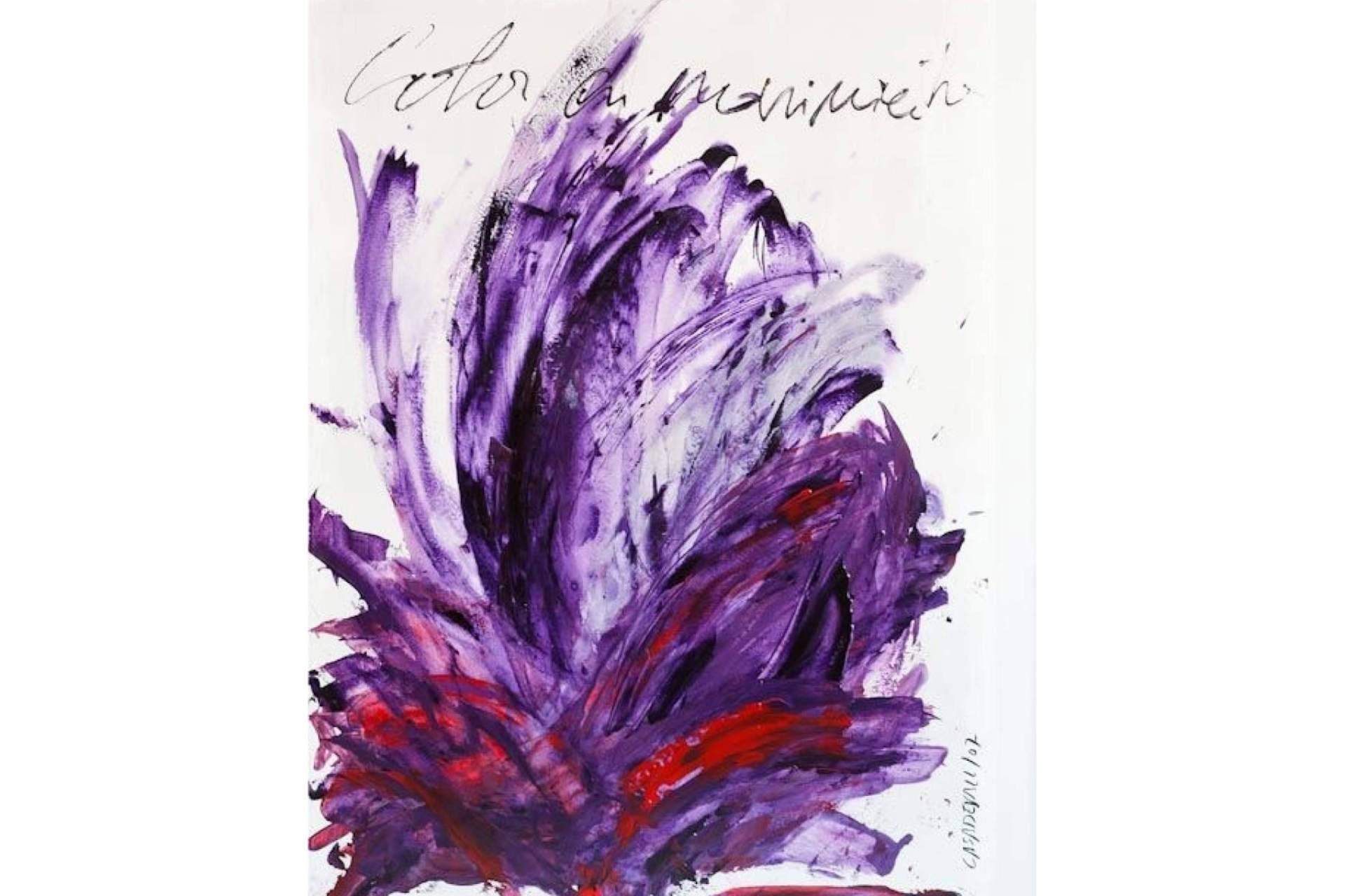 En qué consiste el arte abstracto de flores de Cristina Casadevall