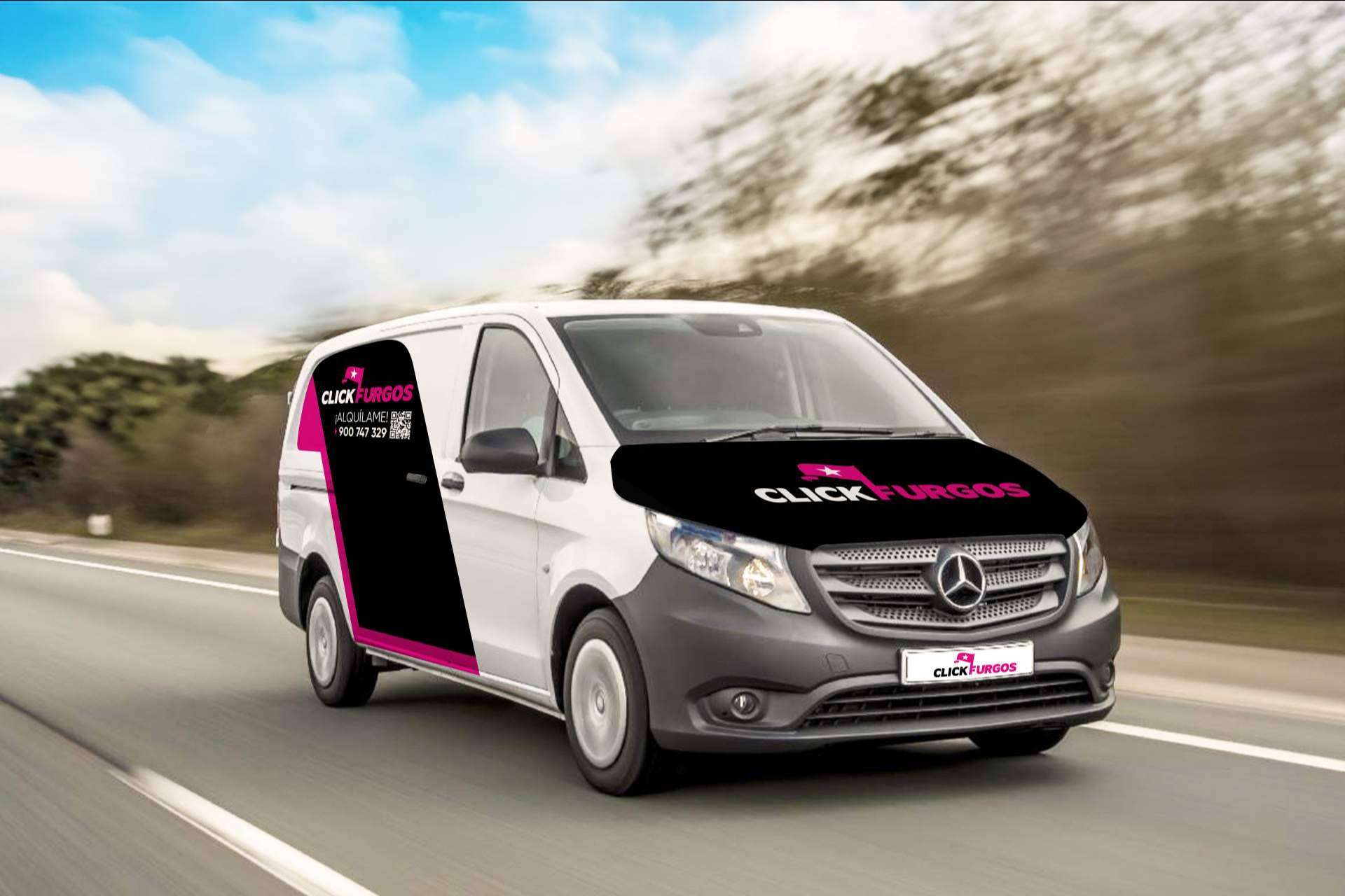 Alquiler de furgonetas en Madrid para hacer mudanzas y servicios para empresas con ClickFurgos