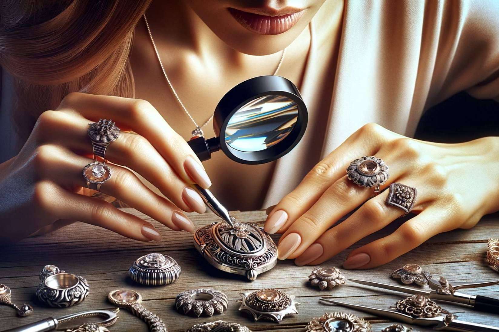 Cómo se puede identificar una joya auténtica de plata de ley, por UniArt