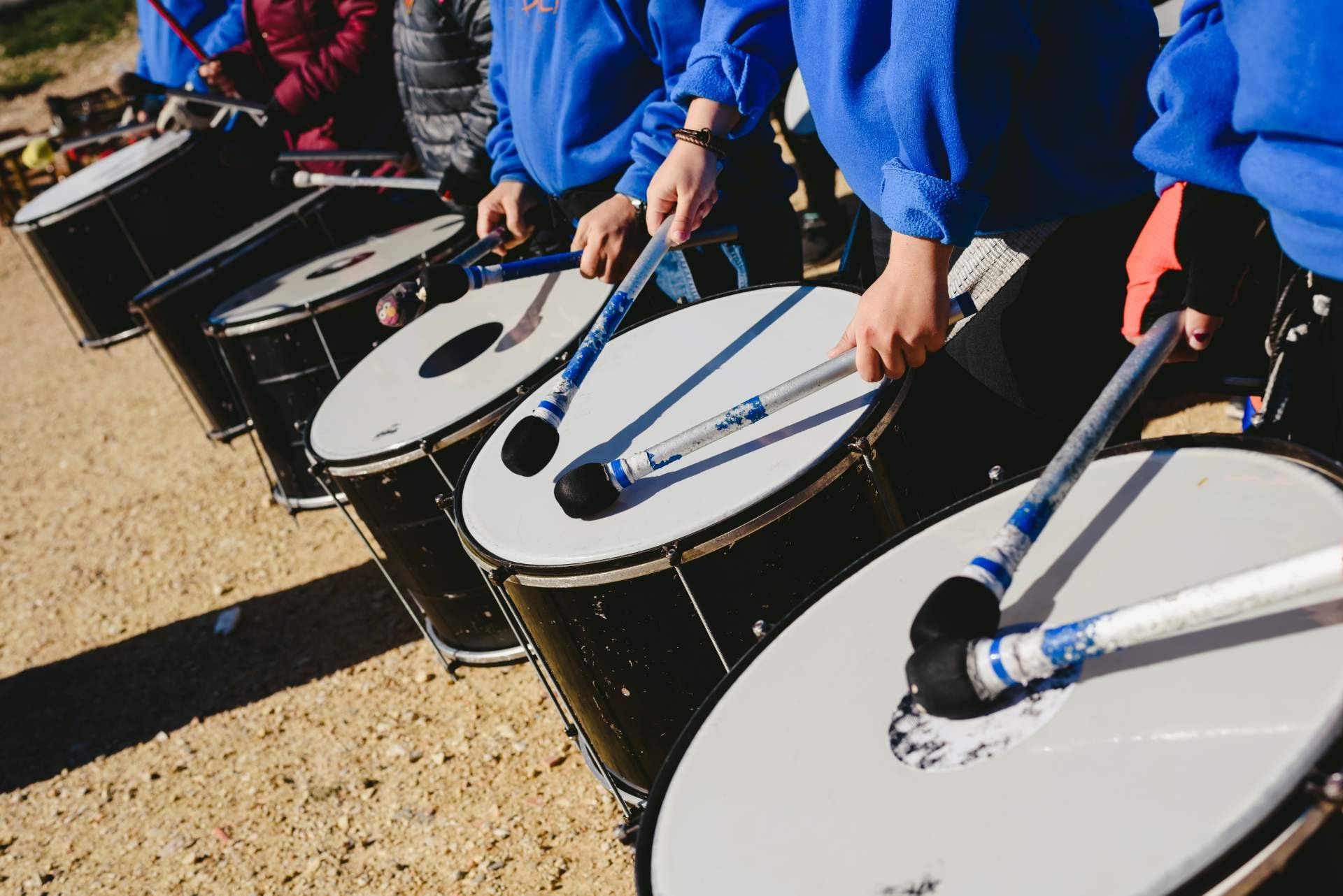 Todos los instrumentos para armar la batucada, disponibles en Percuforum