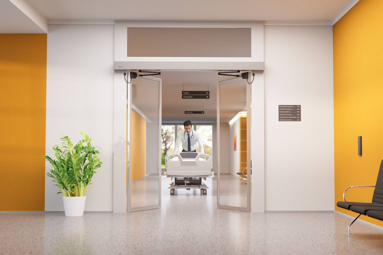 Innovación y control en puertas para hospitales, ASSA ABLOY afianza su propuesta para el entorno clínico